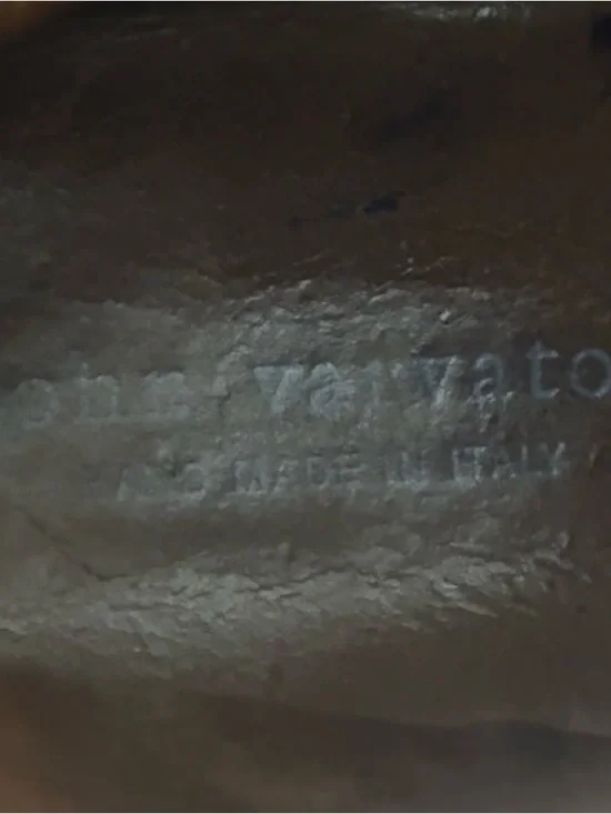 John Varvatos Men’s Size 9.5 Brown Rugged Leather Harness Pull On Biker Boots - Picture 10 of 11